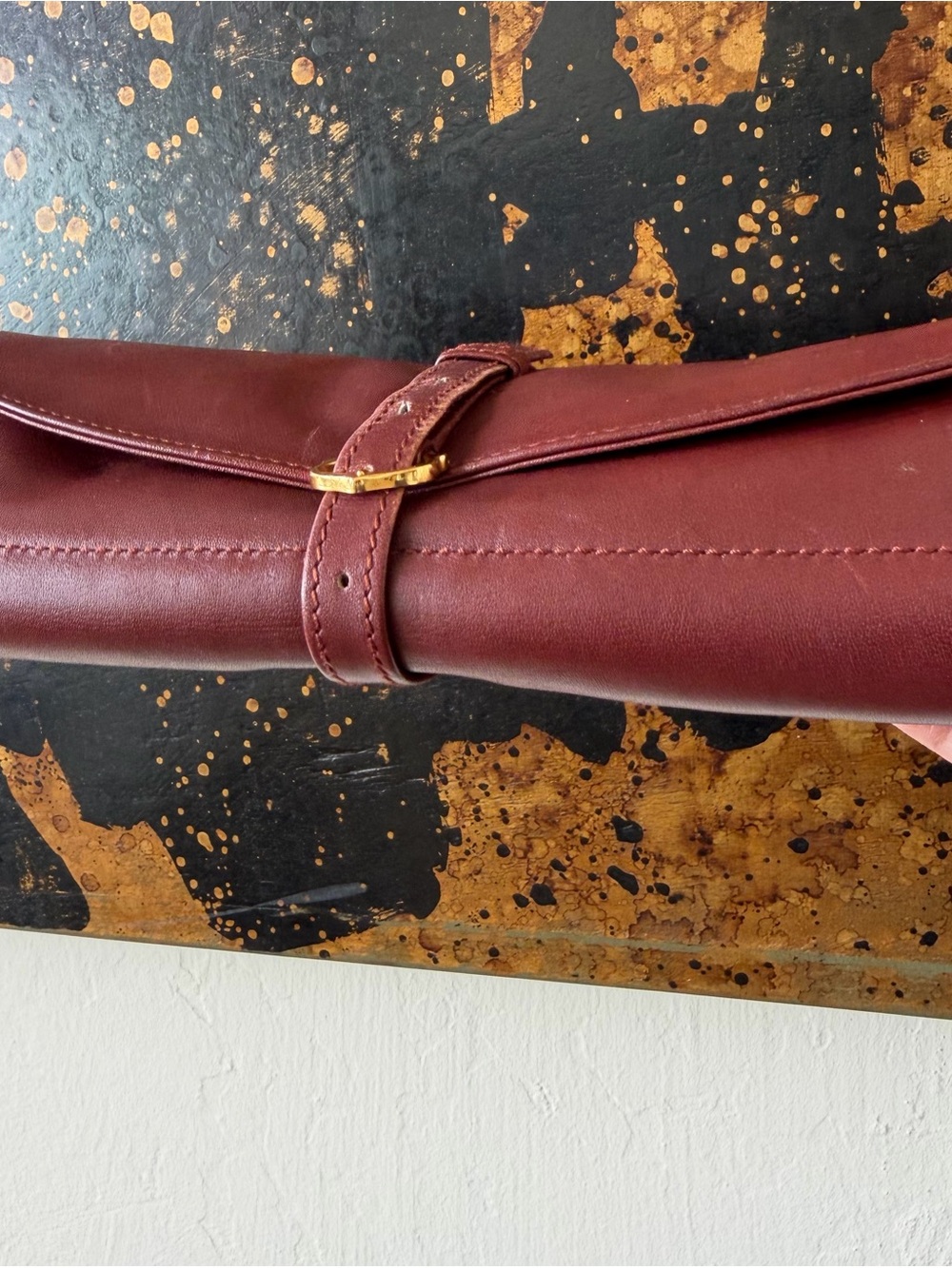 Rare Cartier vintage travel pouch/ jewelry roll - Picture 9 of 16